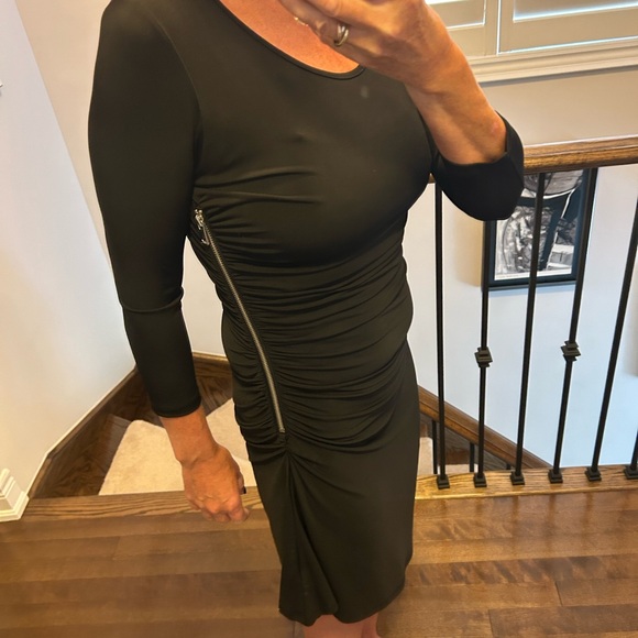 One of a kind Michael Michael Kors Zipper Ruched dress - Picture 13 of 14